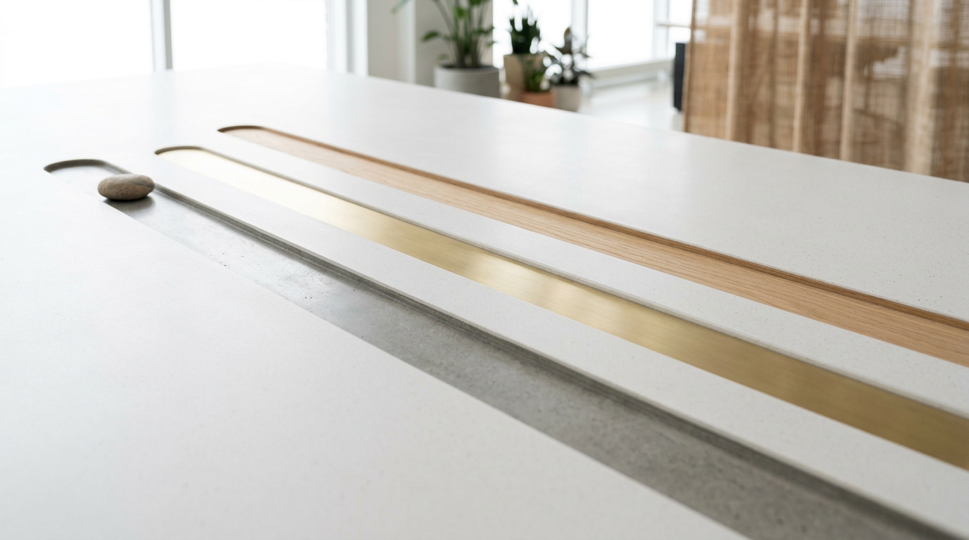 An abstract, professional photograph symbolizing choices. Three distinct, parallel paths on a clean, light-colored surface. The composition is minimalist and elegant, invoking a sense of strategy and