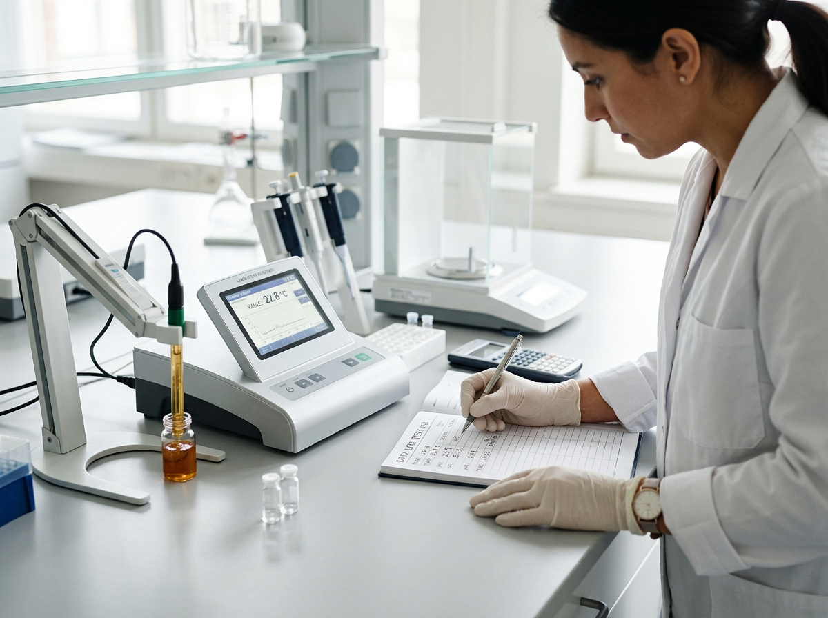 Laboratoriemätningar i arbete
