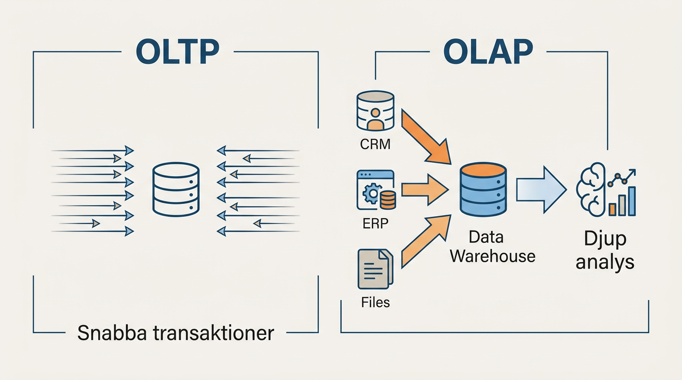 Skiktad databasinfrastruktur med flöden
